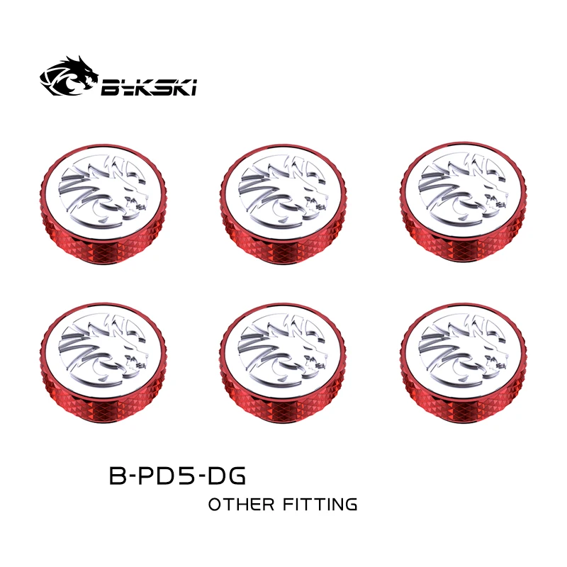 Bykski End Plug Sealing Lock G1/4 ''Thread Use For Water Cooling System Building Radiatore Accessori Per Pc Raccordo 6 Pz/4 Pz