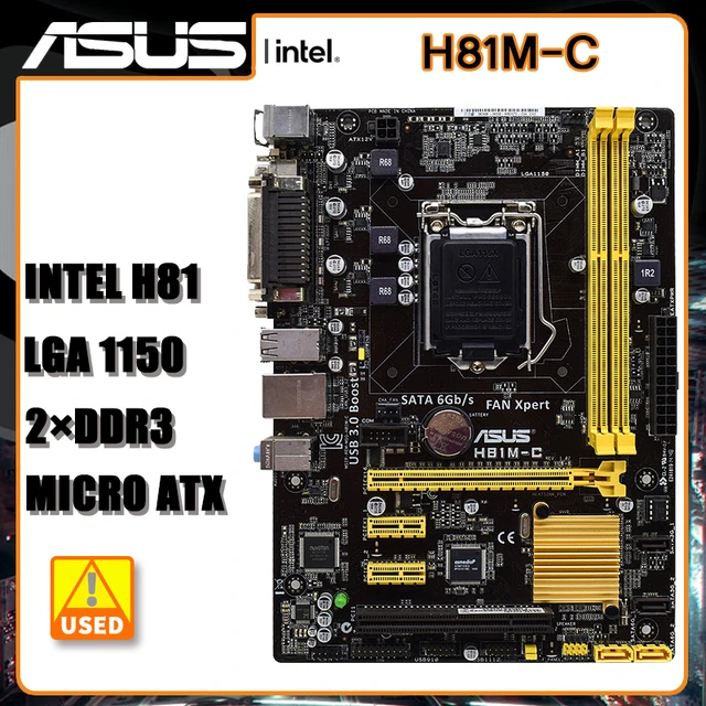 Motherboard Lga 1150 Asus H81m-c 1150 Motherboard Intel H81 16gb Pci-e 2.0 Sata Iii Usb3.0 Atx For Intel Xeon E3-1231 V3 - Motherboards - AliExpress