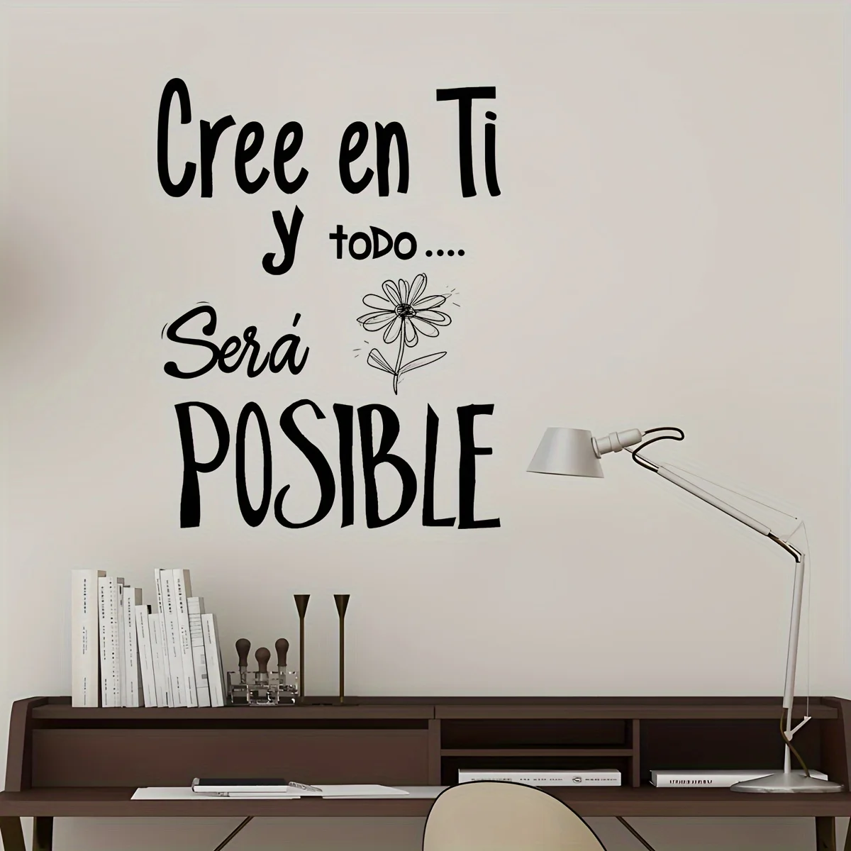Inspired By Spanish quotes, Wall Stickers Are Suitable For Living Rooms And bedrooms, Easy To Disassemble Self Stick - 3