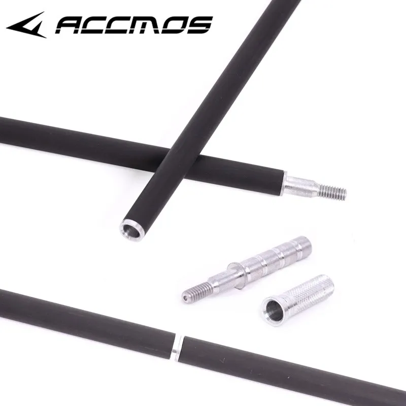 Aluminum Archery Arrow Connector Insert Take-down Arrow Shaft Hunting Accessories 30PCS 50PCS 100PCS