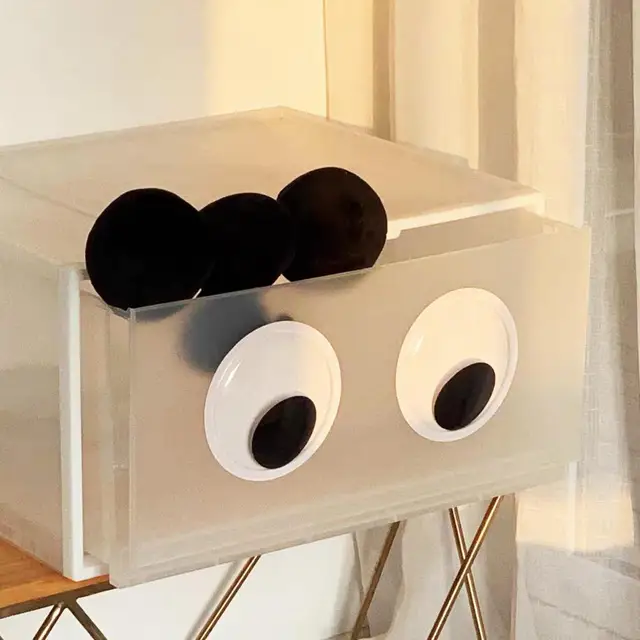Eltávolítható 5 Méretű Kócos Googly Szem Hűtőszekrény Mágnesek Irodához - Image 4