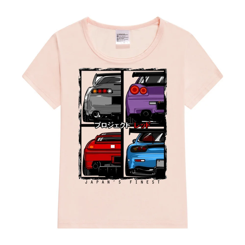 Japans Finest  Supra  R34  NSX  FD3S RX7 Kids T-Shirt Children T-Shirt Cartoons Kid Tee Shirts Casual Clothes Boy Girl Tops 4