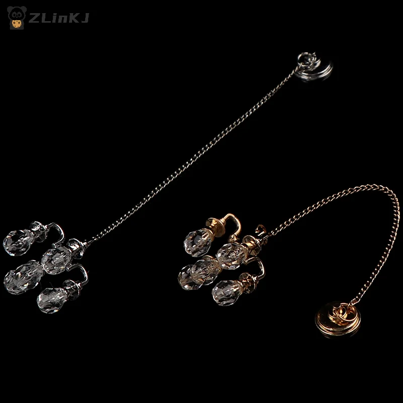 ▶ 1/2PCS 인형의 집 샹들리에 1:12 스케일 천장 조명 인형 집 장 미니어처 램프