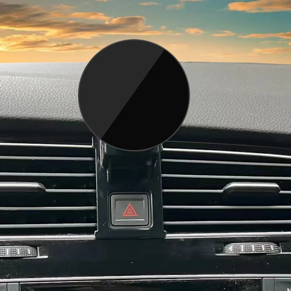 Phone Holder Glossy Magnetic For Magsafe No Charging Car For Volkswagen VW Golf 7 MK7 2014 TO