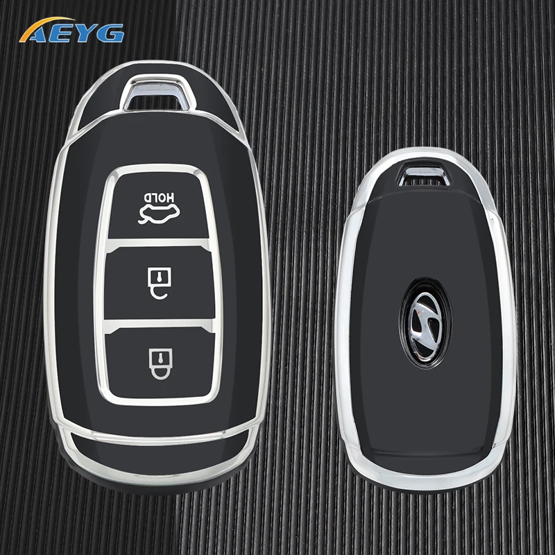 

Fashion TPU Car Key Case Key Cover For Hyundai Santa I30 IX35 Encino KONA Solaris Azera Grandeur Elantra Accent Fe Accessories