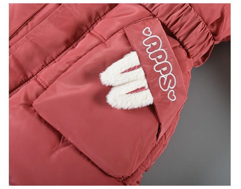 4-10y crianças outerwear casacos de inverno meninas