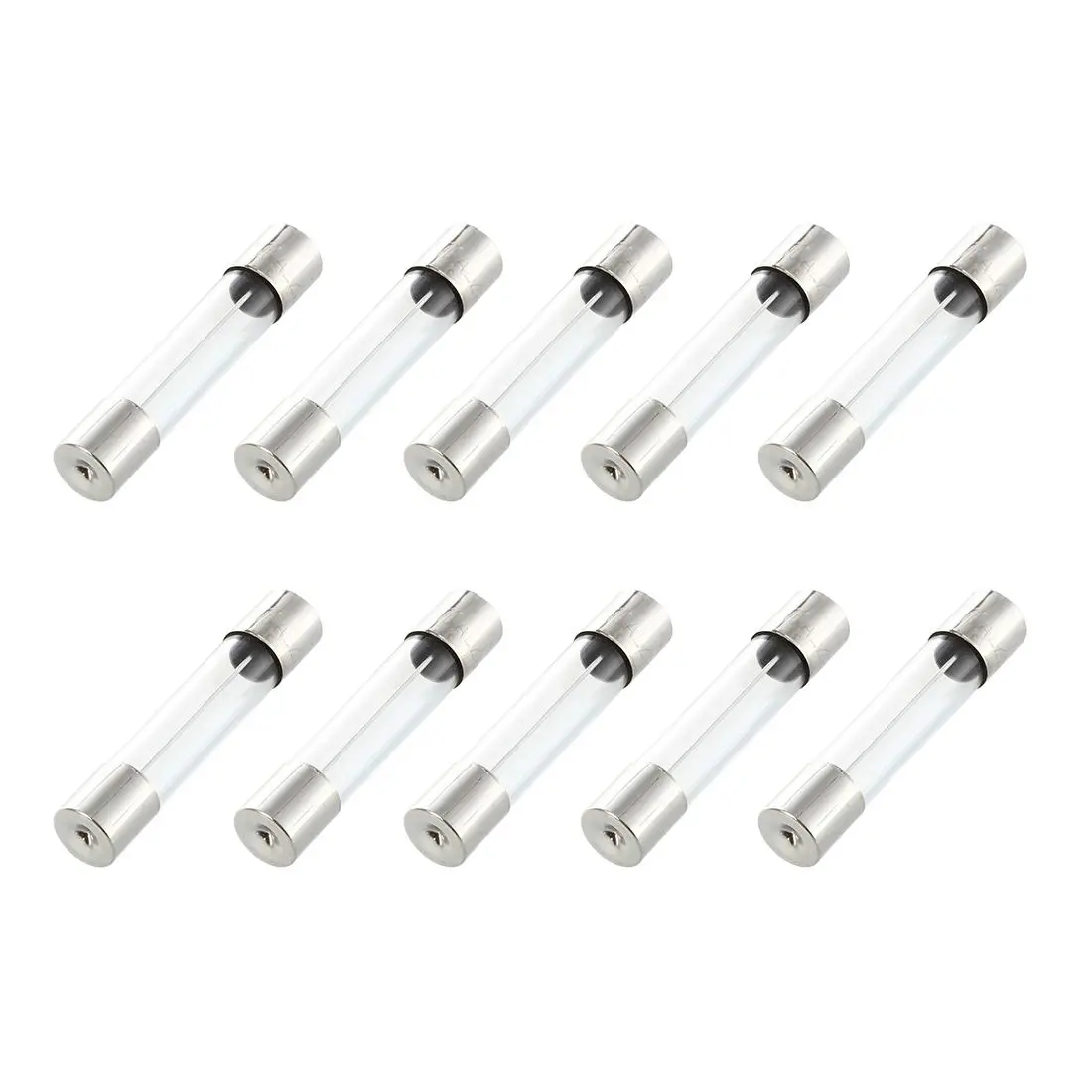 

10 Pcs Fast Blow Type Glass Tube Fuses 6x30mm 250V 10A