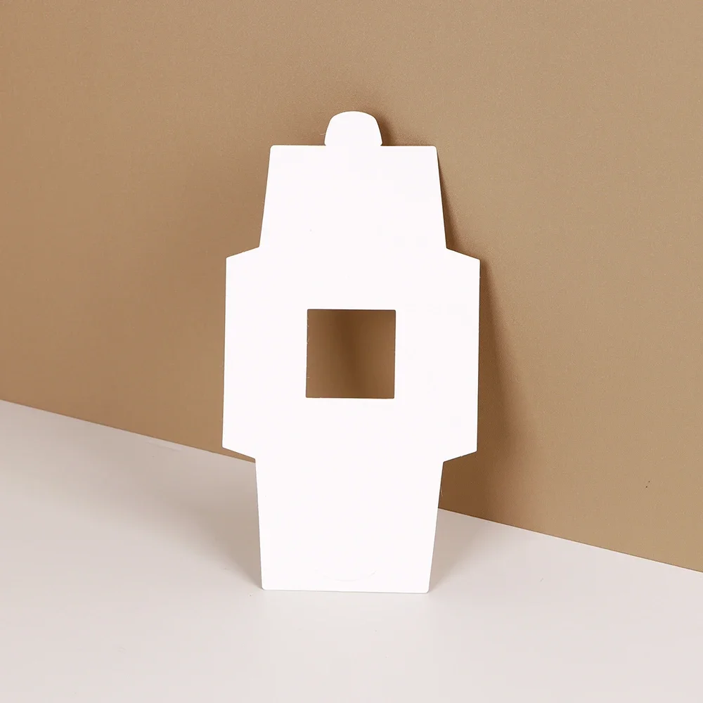25/50Pcs Ready-made Craft Paper Foldable Hollow Envelope For Necklace Earrings Jewelry Display Cards DIY Packaging Accessories