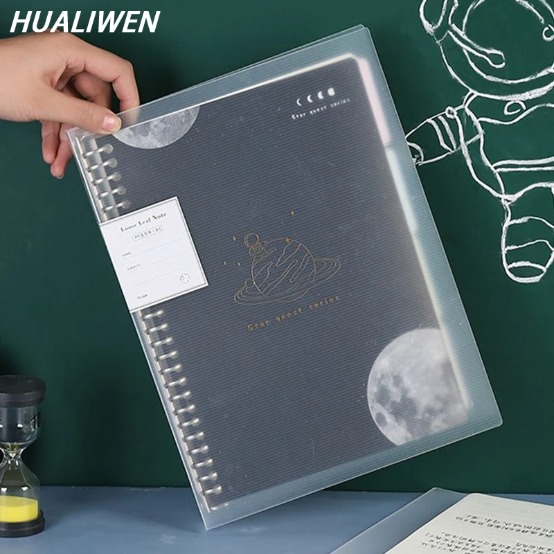 

A5/B5 Loose Leaf Notebook Replaceable Refill 4 Styles Refill Space Planet Cover Available School Office Stationery Supplies