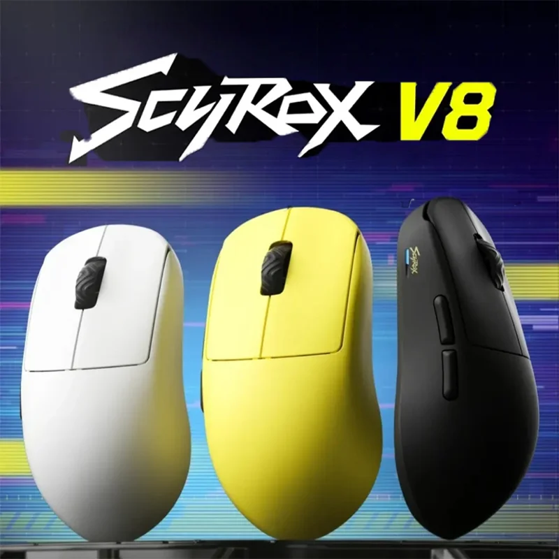 Scyrox V8 Gaming Mouse Wireless Dual-Mode 2.4g Hole-Less