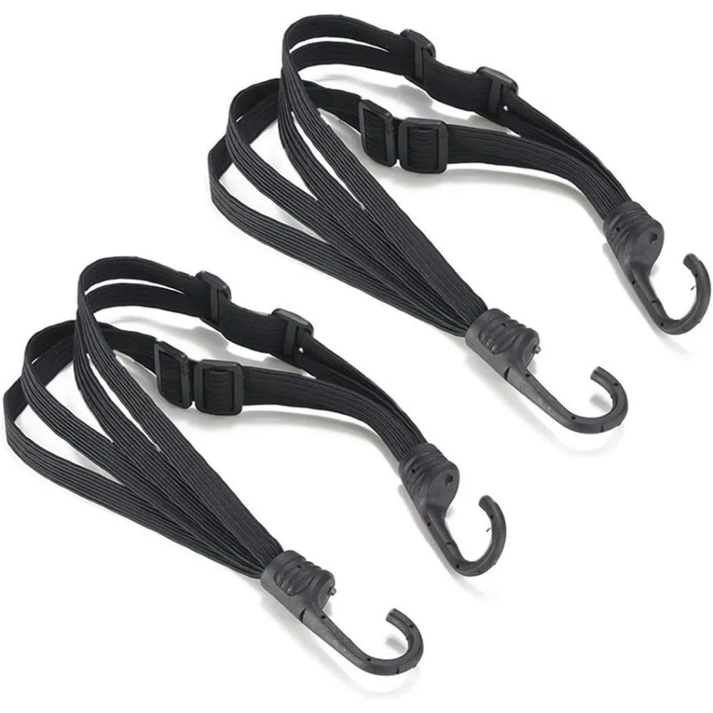 Motorcycle Back Seat Helmet Strips Elastic Rope Motorcycle Helmet Fixed Strap Adjustment Fix Rope Goods Strap 60cm/90cm