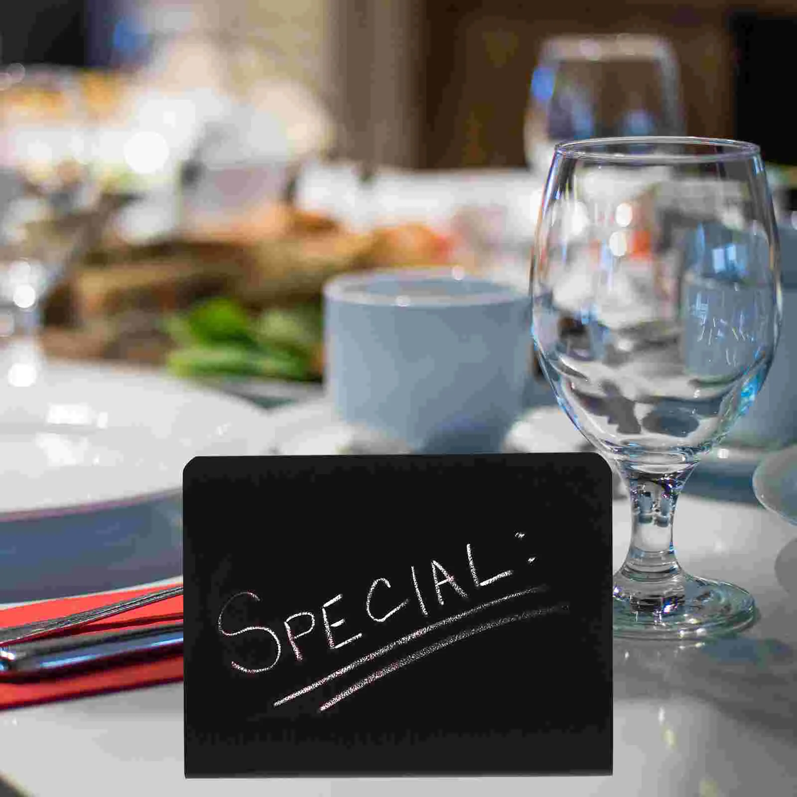 10Pcs Cake Price Tag Chalk Board Erasable Blackboard Mini Signs For Food Slate Standing Card Magnetic Coffee Shop Blackboard wooden blackboard wooden chalkboard