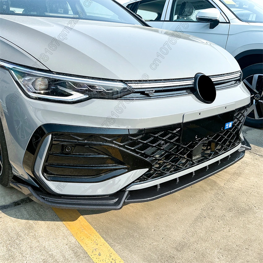 폭스바겐 VW 골프 8.5 MK8.5 GTI R-라인 2024-2025 프론트 범퍼 스플리터 립 스포일러 디퓨저 가드 디플렉터 바디 키트 커버