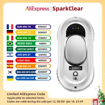 Window Vacuum Cleaning Robot Smart Window Glass Washer Electric Glass Limpiacristale Remote Control Automatic Window Cleaner 1