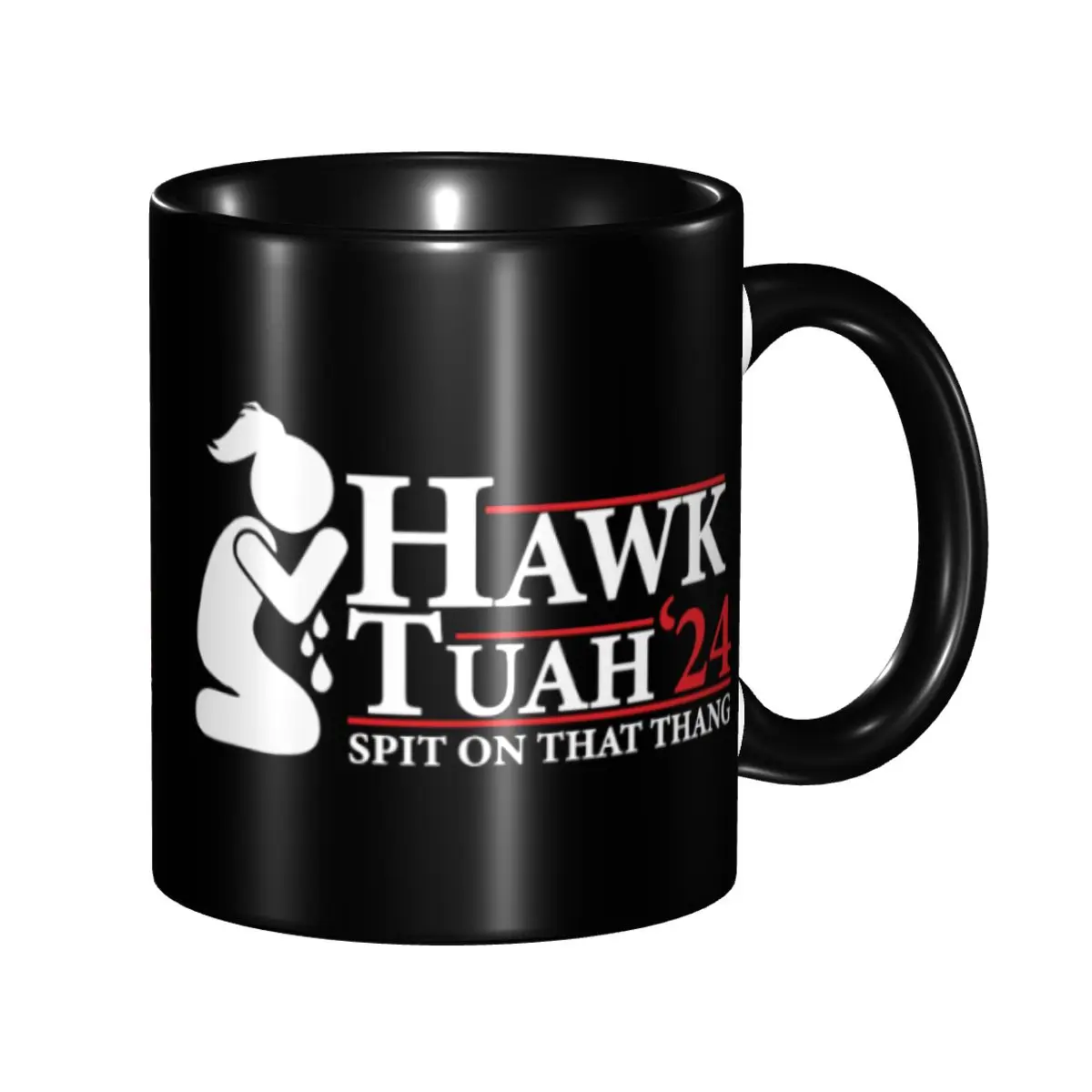 

2024 Hawk Tuah сплюснула на такую кофейную кружку, новинка, чайные чашки, подарки