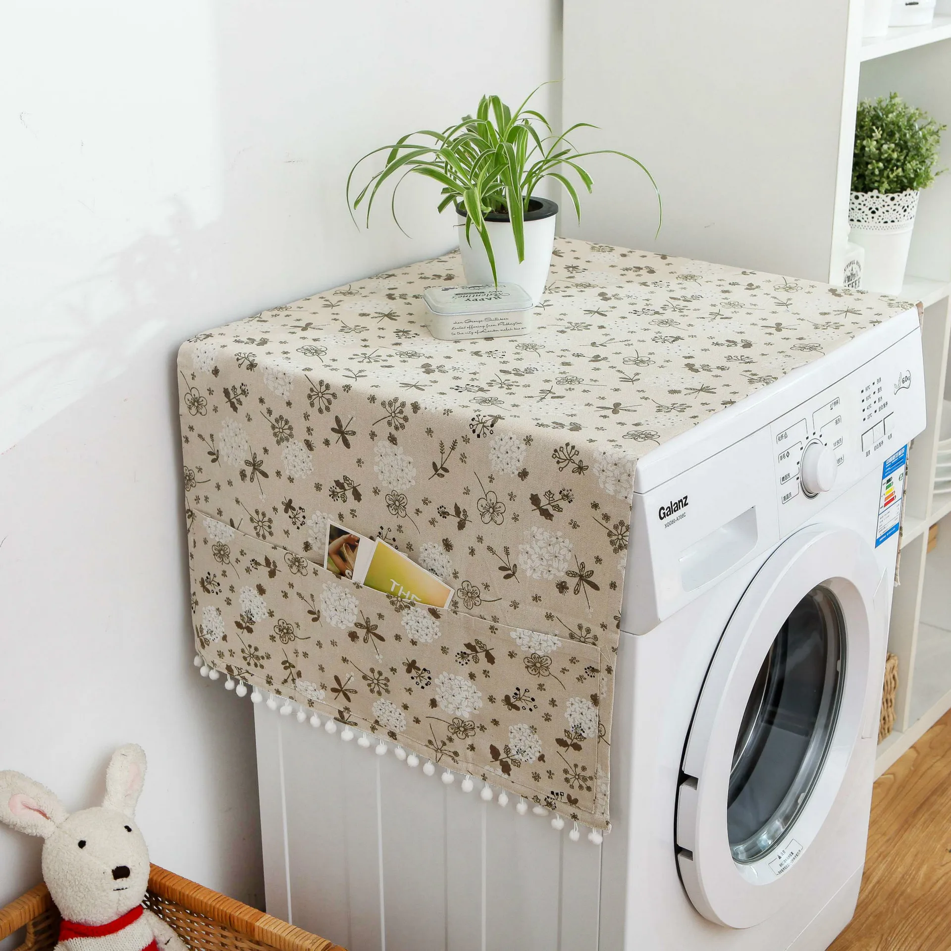 Dust Covers Washing Machine Covers Refrigerator Dust Protector Multi-purpose Household Dust Covers Cleaning with Pocket Storage - 4