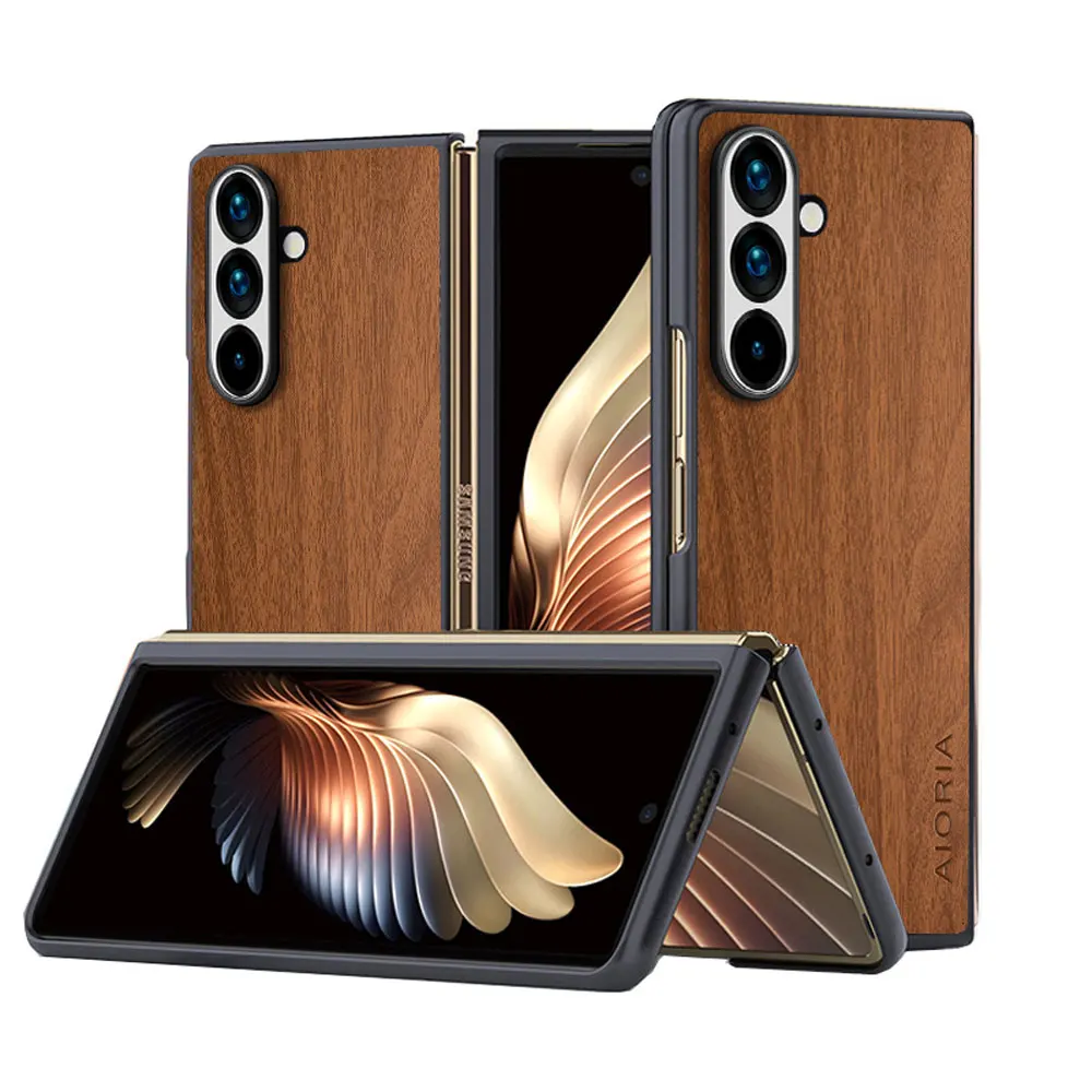 Bamboo Wood Pattern Leather Cover