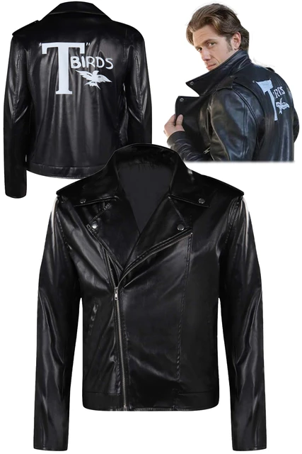 Disfraz de Cosplay de Danny Grease Musical TV para hombres, chaqueta negra,  rosa, Roleplay, Fantasia, informal, Halloween, Carnaval, disfraz de tela -  AliExpress