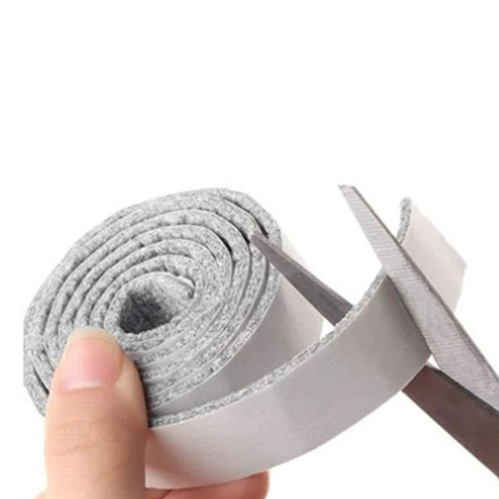 Self-Adhesive Heavy-Duty Furniture Felt Strip for Floor Protection, 1m Roll