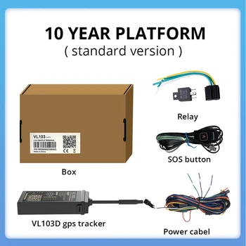 Jimi VL103D/M 4G Car GPS Tracker With Real-time Tracking Smart Alerts IP66 Waterproof Driving Behavior Remote Cut-Off Free APP 7