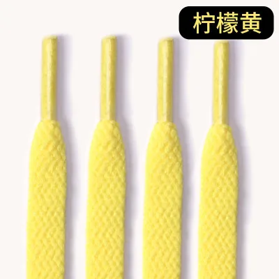 Thick Flat White Shoelaces