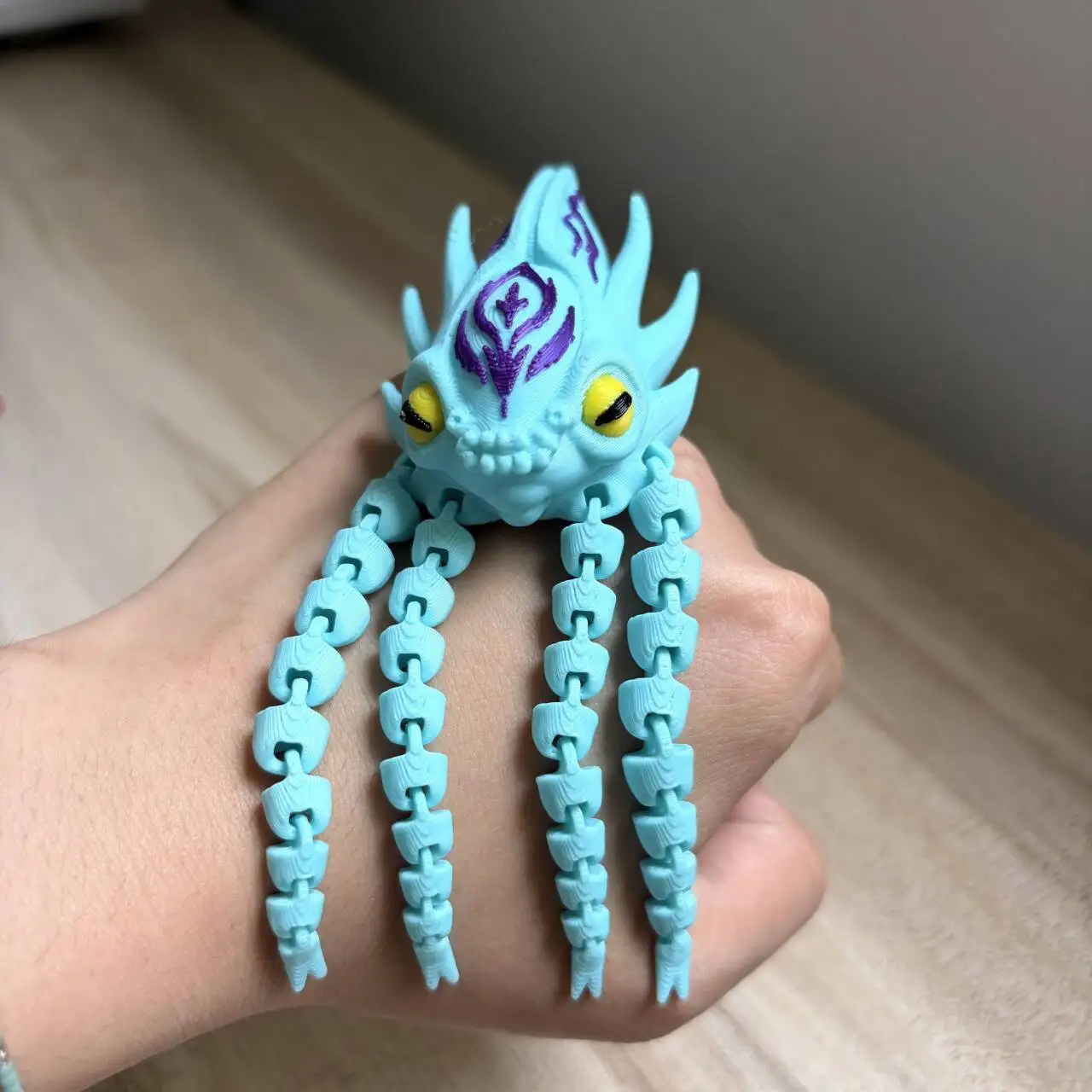 Deep Sea Monster Articulated Fidget Toy – Collectible Stress Relief Desk Creature