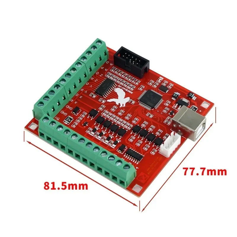 CNC Machining Kit cnc control card USB interface mach3 100K 4axis motion control card+4axis MPG for woodworking engraving machine