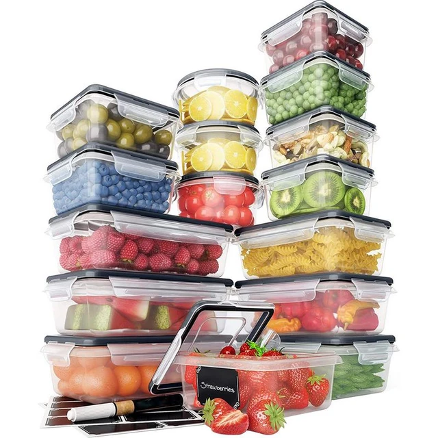 Freezer Storage Box Food Storage Box With Lid Clear And Portable Storage  Containers For Fridge Cabinet Desk Kitchen Fruit - AliExpress