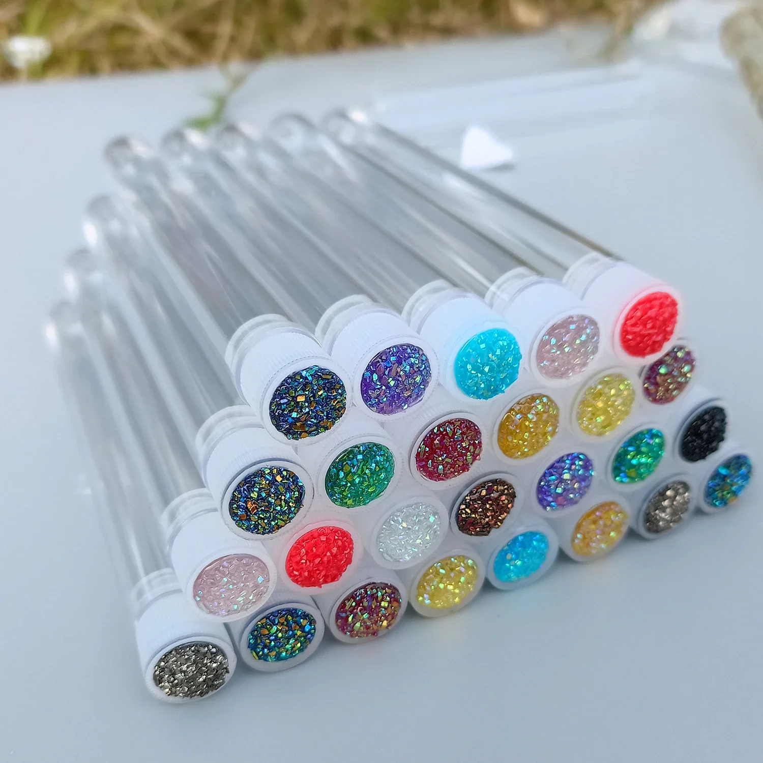 Reusable Eyebrow Brush Tube Dust-proof Makeup