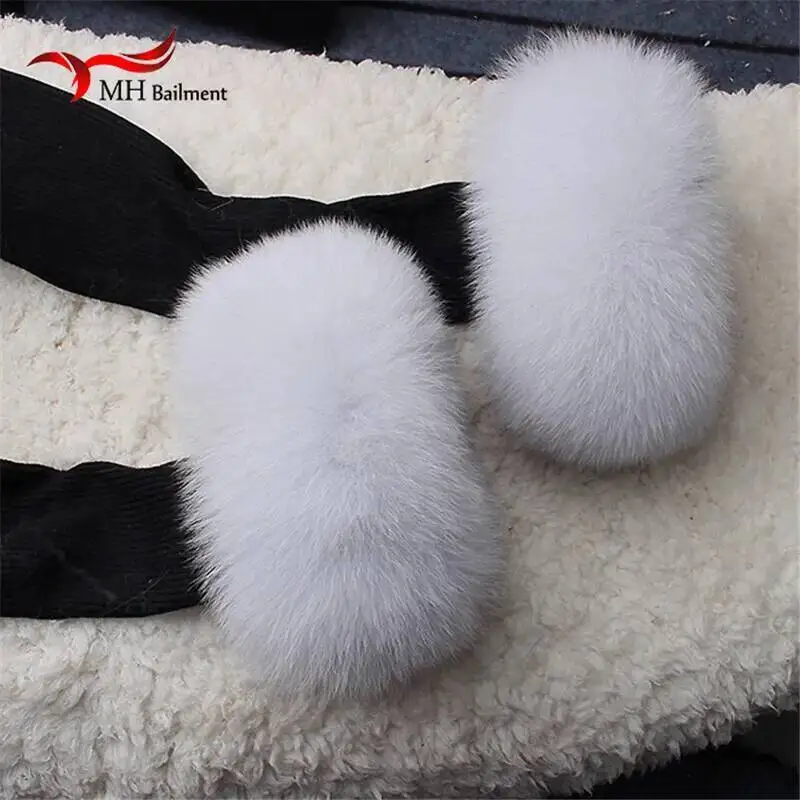 High Quality Fox fur Cuffs Hot Sale Wrist Warmer Genuine Fox Fur Cuff Arm Warmer Lady Bracelet Real Fur Wristband Glove X#1