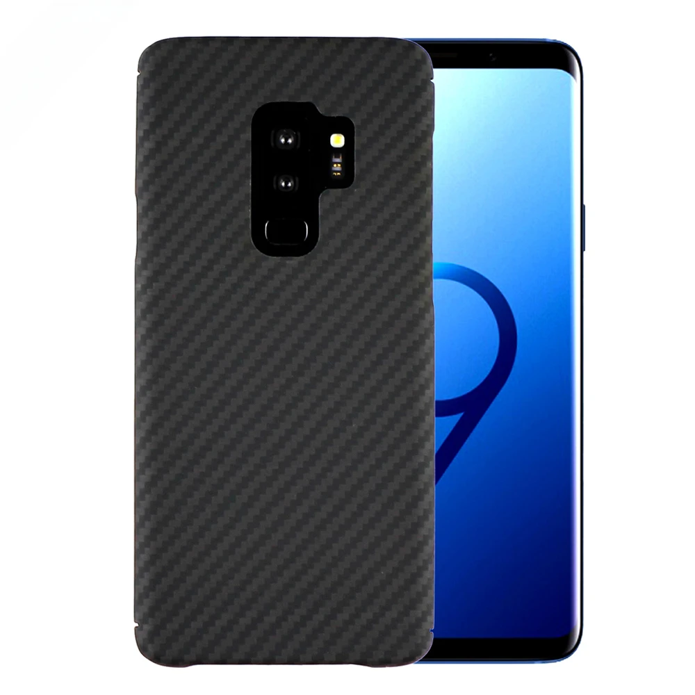 

Новый телефон из настоящего арамидного волокна из углеродного волокна для Galaxy S9 Plus S9, легкий тонкий защитный чехол для телефона с защитой от падения