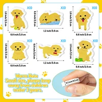 60Pcs Cartoon Eraser Set Dog/Fruit/Axolotl Shape Kids Eraser Stationary School Reward Party Favor for Birthday Party Anniversary 2