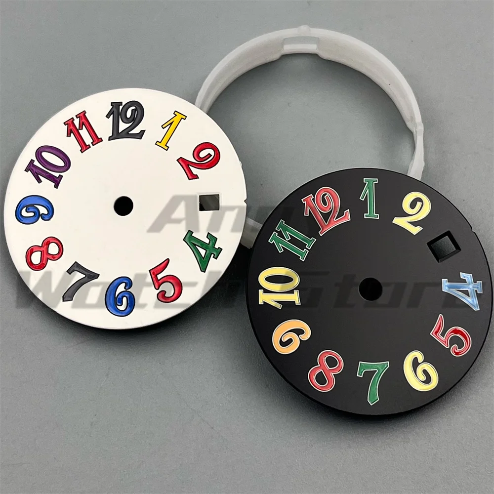 Black and White 29mm Watch Dial