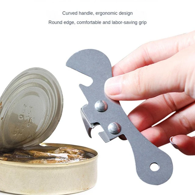 Multifunction Can Opener Stainless Steel Safety Side Cut Manual Tin Jar Tin  Opener Cans Kitchen Tool Beer Bottle Opener
