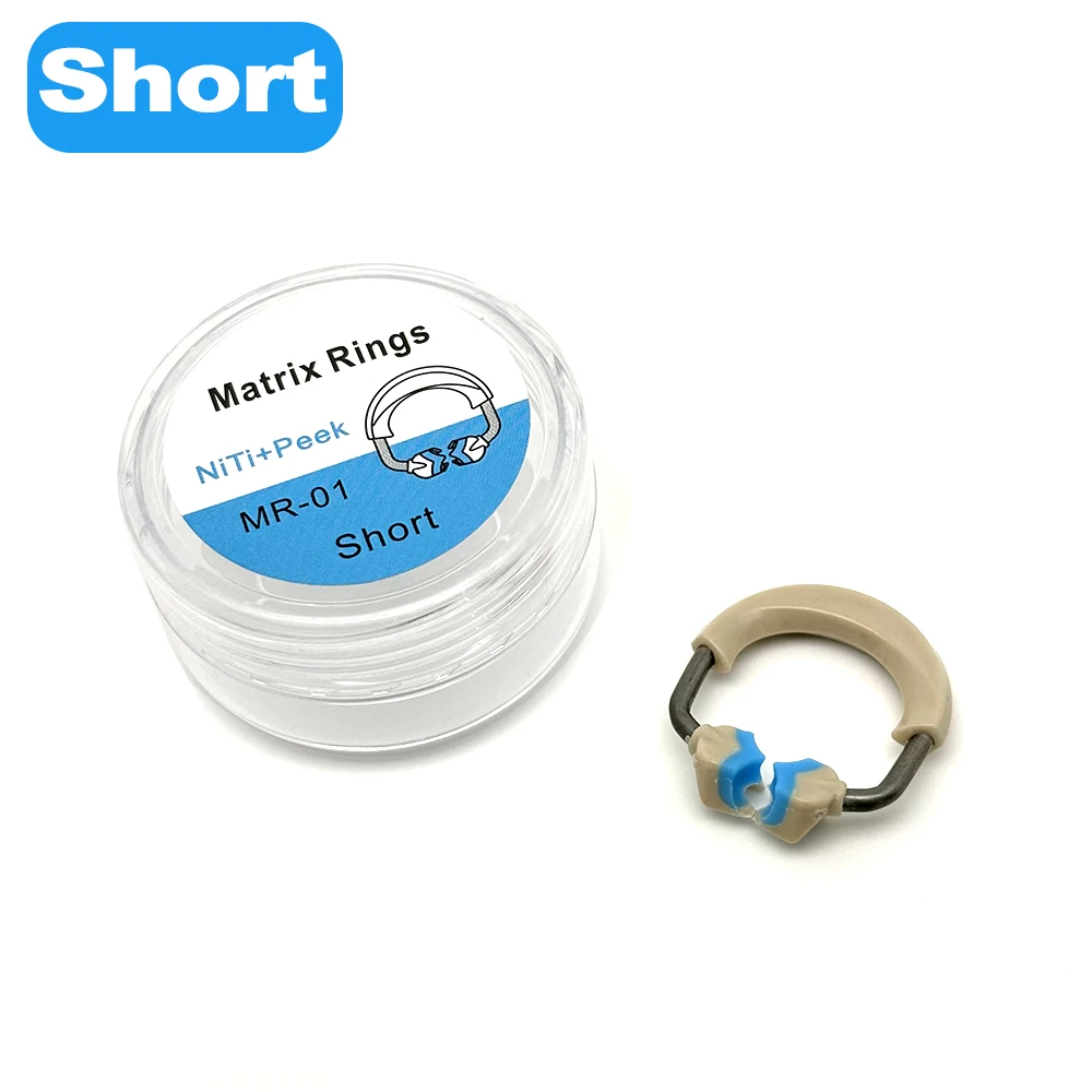Dental Niti Matrix Bands Ring Garrison Style Matrix Clamp Clip Sectional Contoured Matrices Dentist Dentis Plastic Kit Lab Tools 4