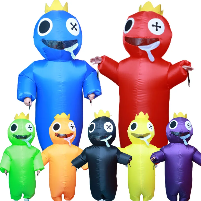 Game Rainbow Friends Red Guy Blue Green Purple Orange Monster Cosplay  Costume Anime Jumpsuit Adult Child Hallowen Bodysuit Suit - AliExpress