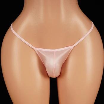 Slip sexy da uomo Vita bassa Custodia convessa Mutande Sospensorio Custodia rigonfia Mutandine Intimo uomo intimo sexy Slip lucidi da uomo