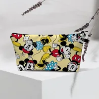 Anime Disney Mickey Mouse Bags Cute Wallet Women Minnie Makeup Bag Cartoon Coin Purse Portable Storage Bag Cosmetic Bags Gifts 5