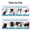 2 in 1 Switch Puller Keycap Puller Key Switch Keycap Puller for Mechanical Keyboard Gaming Keyboard Switches DIY Cleaning Tool 4