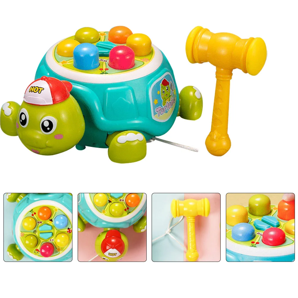 

Toy Toddler Baby Wooden Toys 1 Year Old Boy Gifts Plastic Tortoise