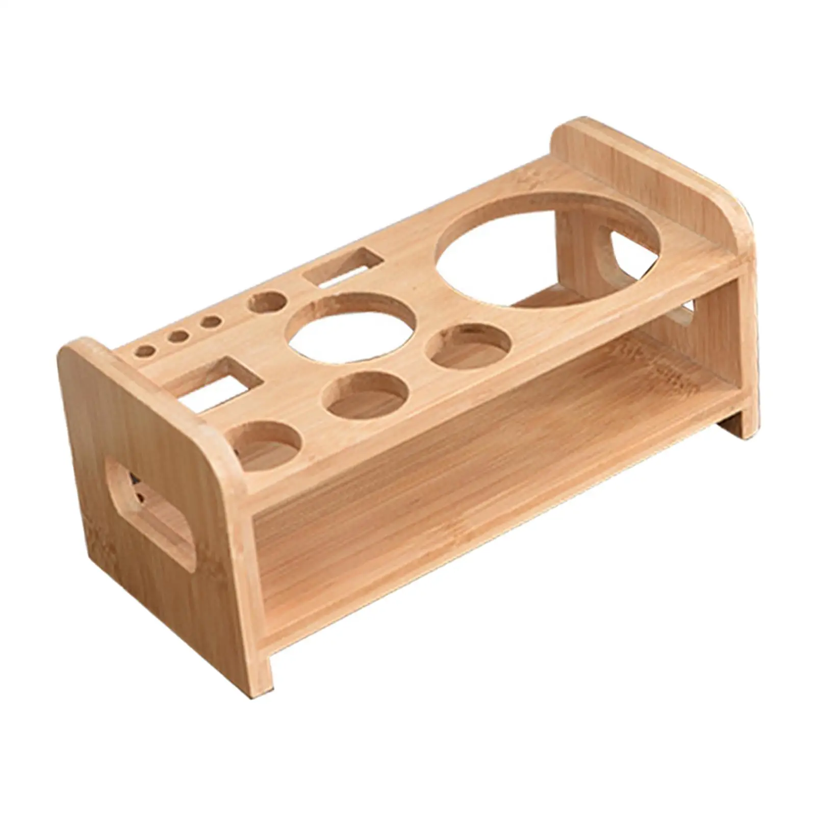 Bartending Tool Stand Wooden Durable Barware Drinkware Set Stable for Bar