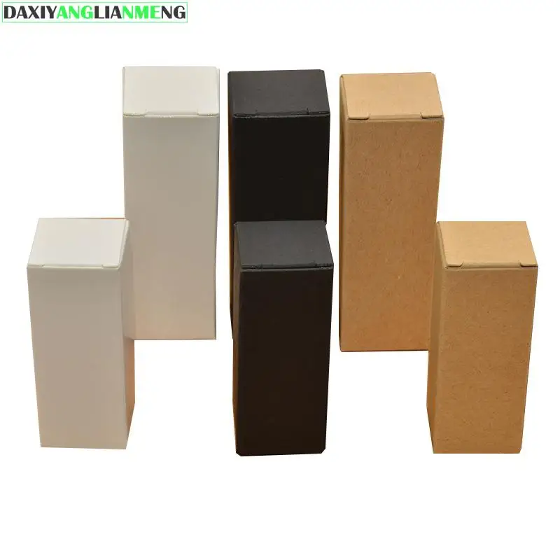 50 шт./лот 4.8x4.8x12.4 см/14 5 см/50/100 мл из крафт-бумаги с эфирным маслом бутылки упаковки