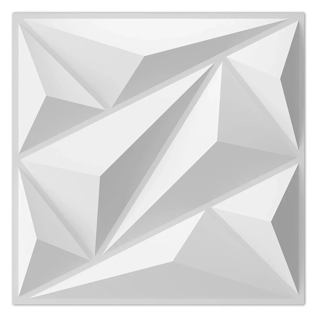 3D Wallboard 10pcs 30*30cm 3D Wallboard Diamond PVC Textured Wallboard Living Room Lobby Bedroom and Hotel Office Decoration