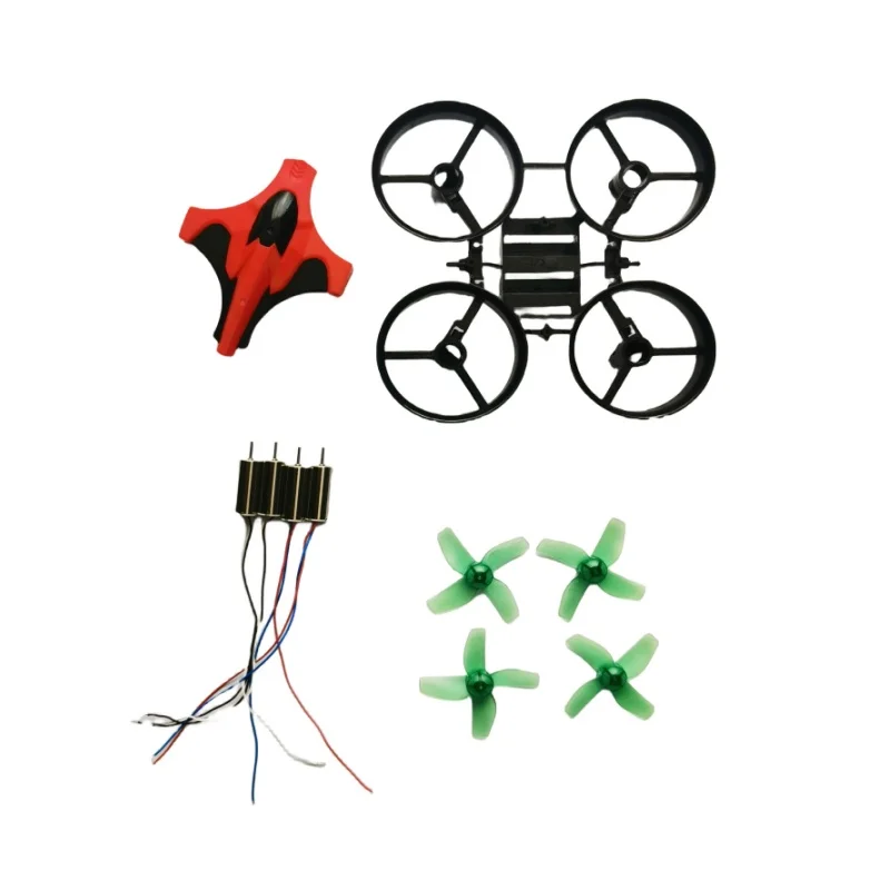 Moteurs 6x15mm et hélices montés sur cadre drone mini, compatible Inductrix Eachine JJRC H36