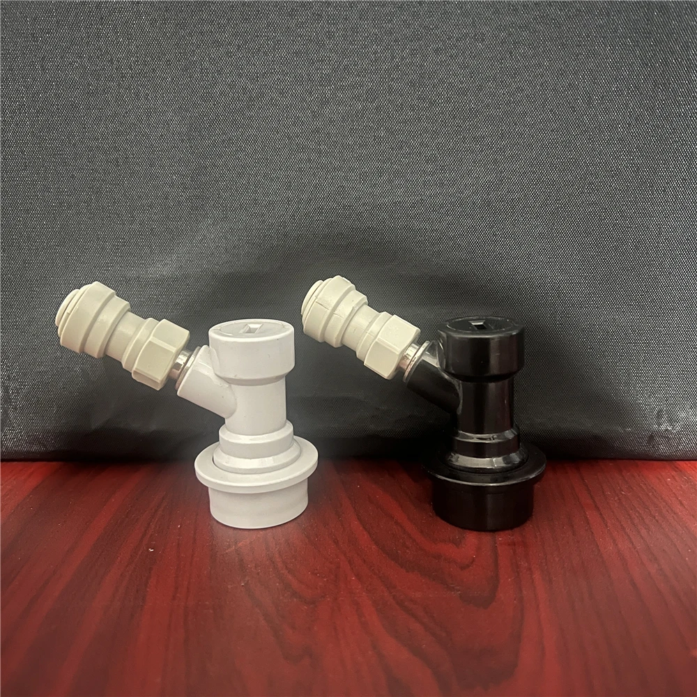 TWELVETAP Home Brew Beer Keg Connector Dispenser Thread Head Ball Lock Keg Disconnect Connectors Ball Lock With 5/16” Push Fit