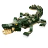 Animals Figures Fox Kangaroo Giraffe Figure Model Building Blocks Kits Toys For Children Wild Animal Kids Gifts 4