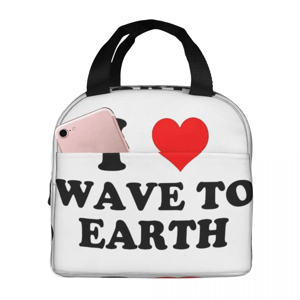 

Женский Ланч-бокс с надписью «I Love Wave To Earth»