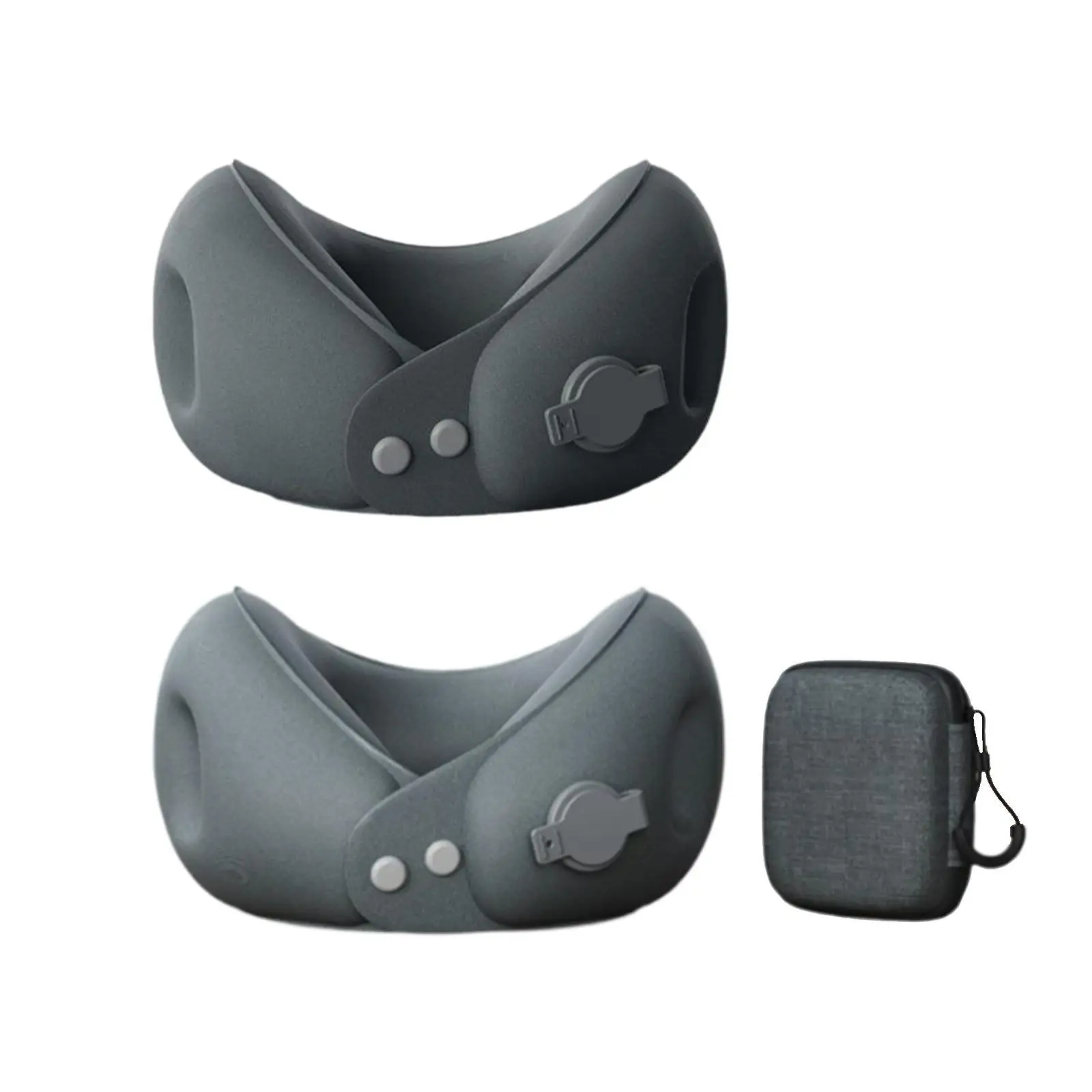 Inflatable Travel Pillow Ergonomic Washable Foldable Storage Neck Neck Support for Plane Gift