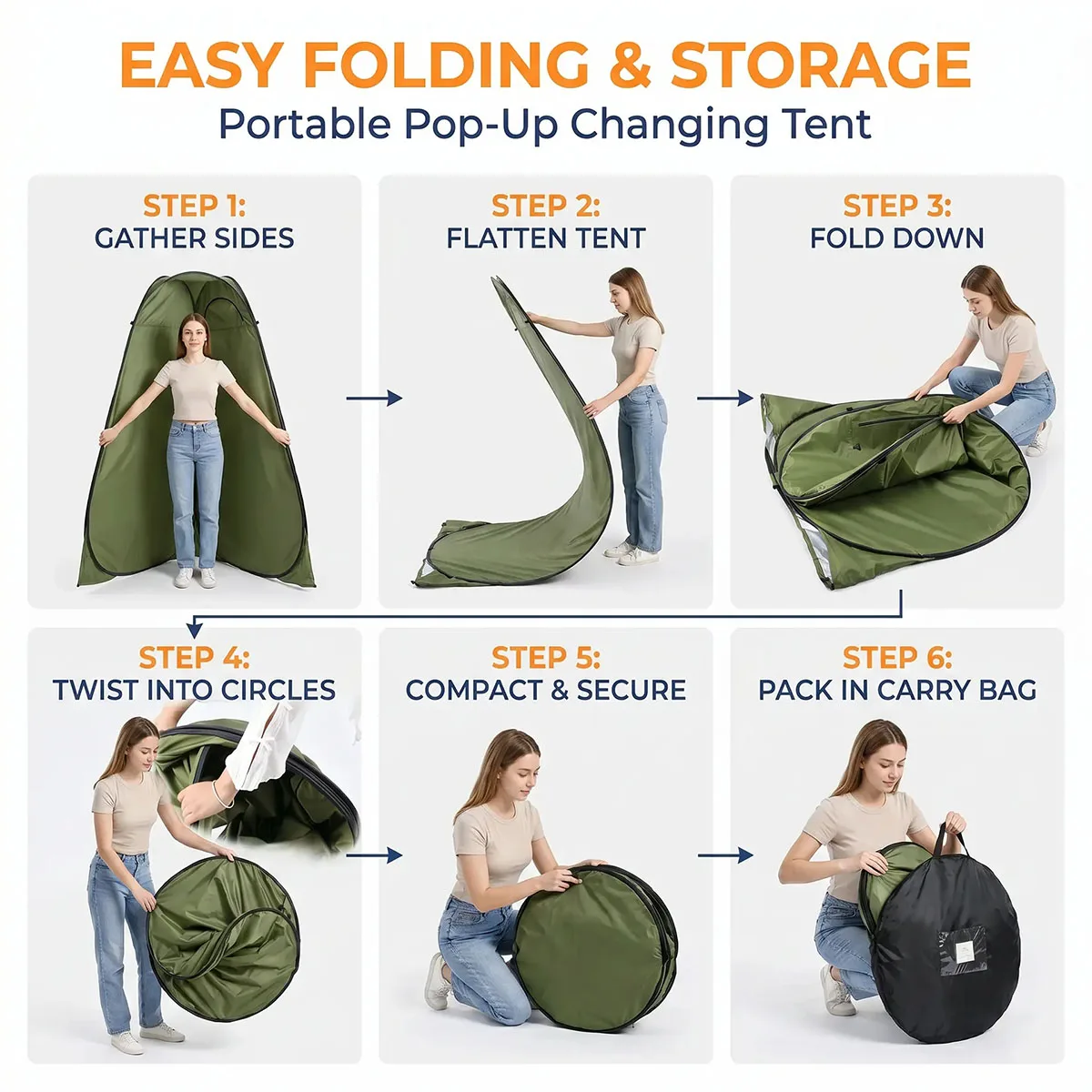 Pop Up Portable Privacy Changing Tent 8
