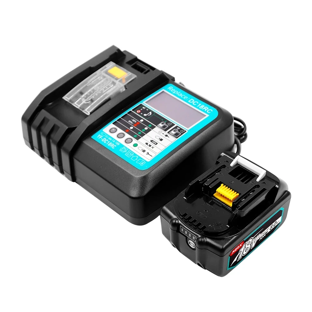 Replacement LXT BL1860 1850 volt 6000mAh 18V 6.0 8.0Ah Rechargeable Battery for Makita Power Tools with LED Li-ion for Makita